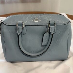 Coach Light Blue Leather Women's Bag